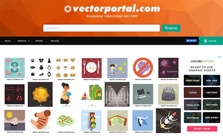 vectorportal screenshot