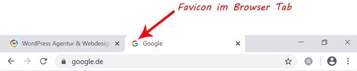 Favicon in Chrome