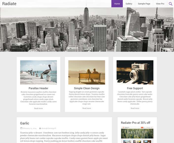 Radiate Theme