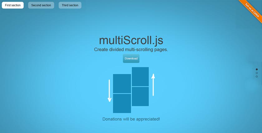 Multiscroll.js