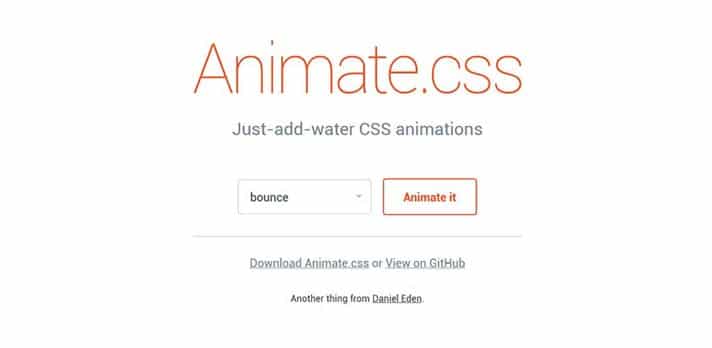 Animate css