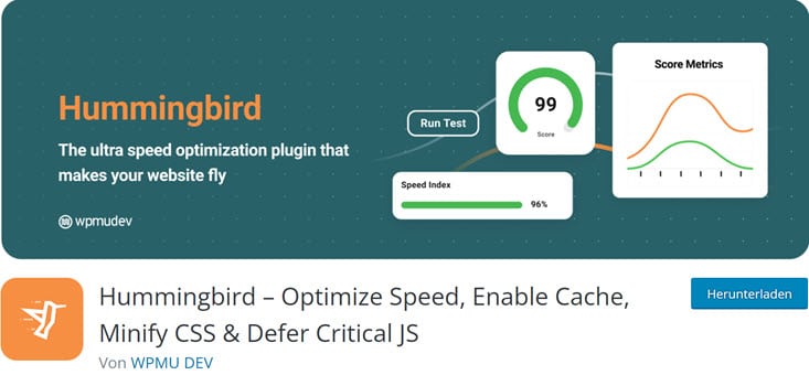 Hummingbird page speed optimization