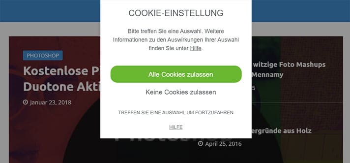 borlabs cookie auswahlbox