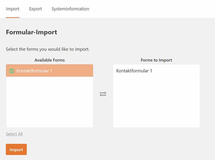 wpforms import 2