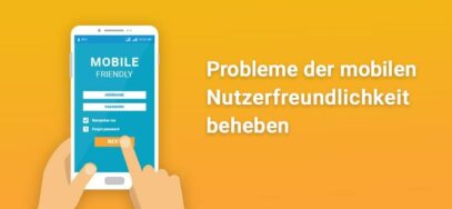 Probleme mit Nutzerfreundlichkeit auf Mobilgeräten beheben