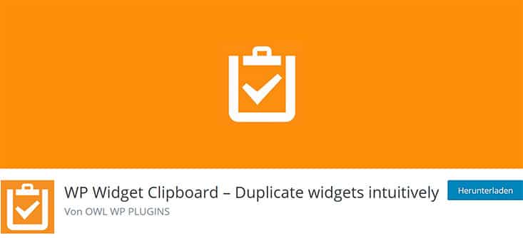 WP Widget Clipboard