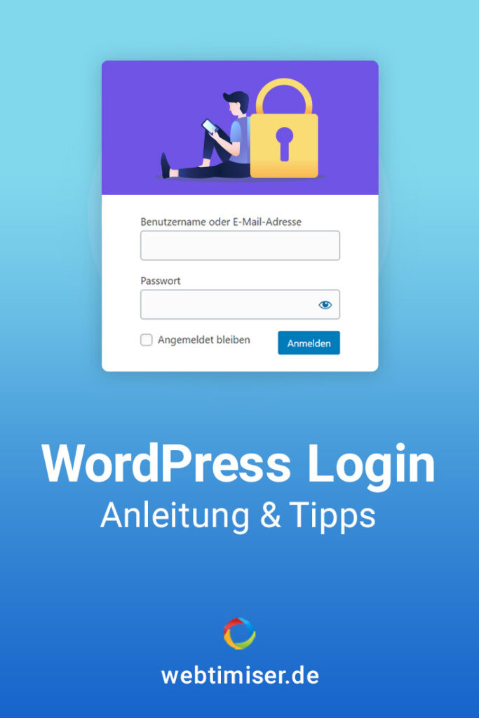 wordpress login anleitung pin