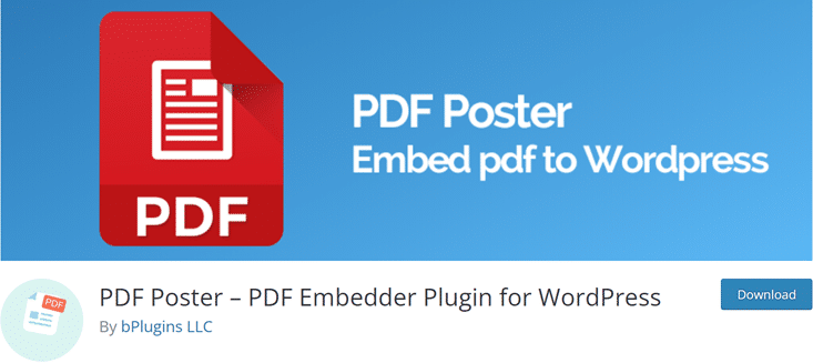 PDF Poster WordPress Plugin