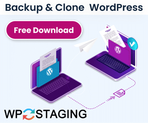 WP Staging Backup & Clone Banner