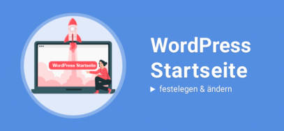 WordPress Startseite festlegen