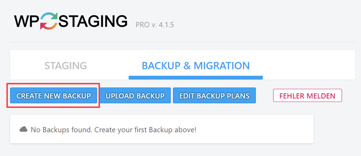 WP Staging Pro Backup