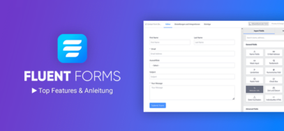 Fluent Forms: WP Formular Plugin mit Top Features