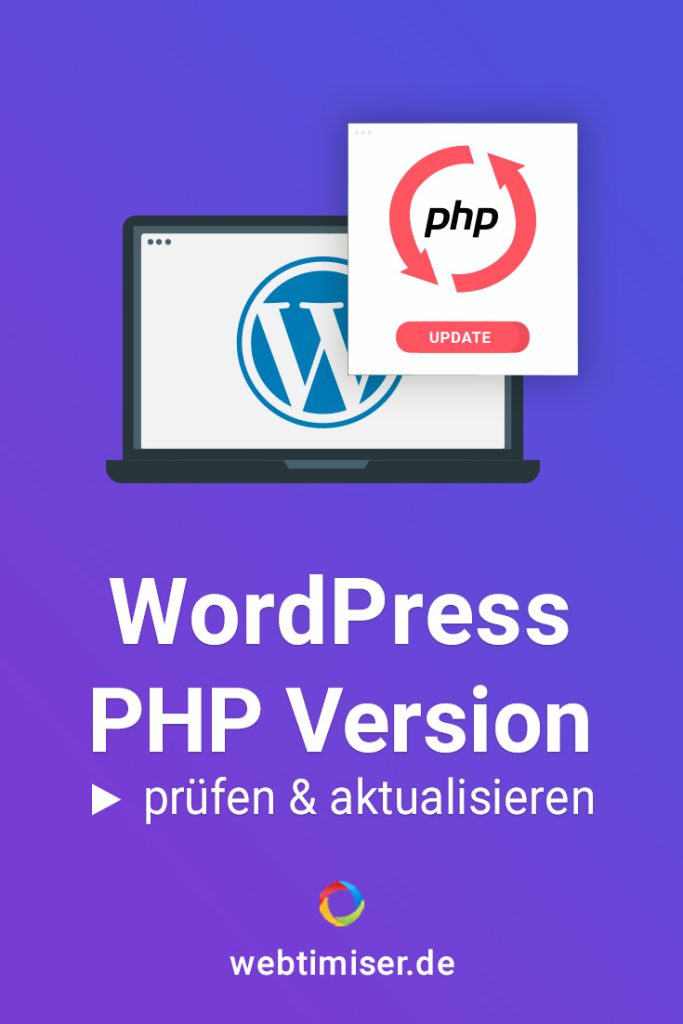 WordPress PHP Version aktualisieren Pin