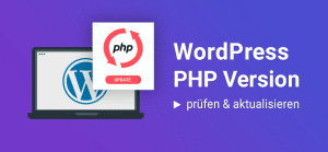 wordpress php version aktualisieren symbolbild