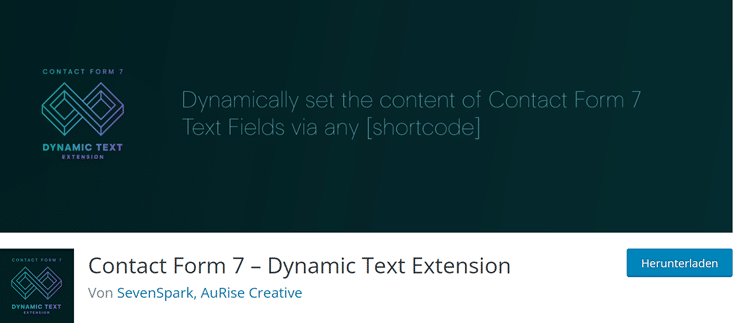 dynamic text extension cf7