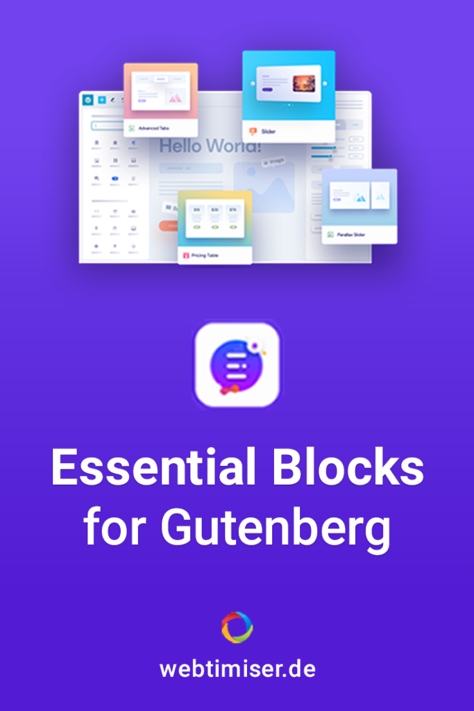 essential blocks preview pin